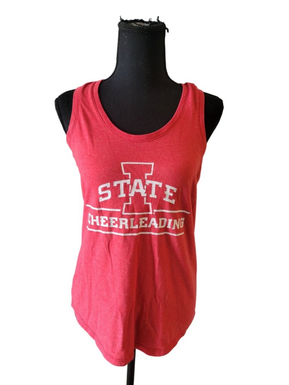 Iowa State Cyclones Cheerleading Red Razorback Tank Top Size M Sport College - Picture 2 of 9